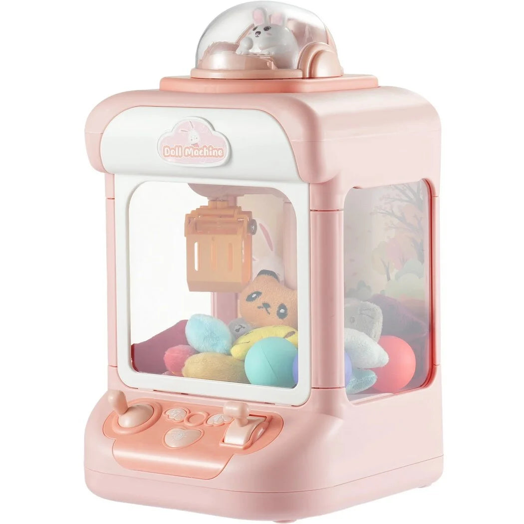 Children's Claw Machine with Plush Toys and Capsules Y64120