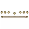 Range and Rangetop Handle and Knob Kit in Brushed Brass M203099