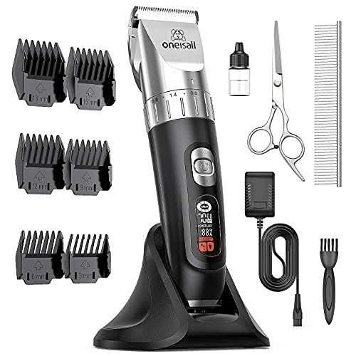 Cat Hair Trimmer 4 Speed Quiet Cordless Grooming Kit G73007