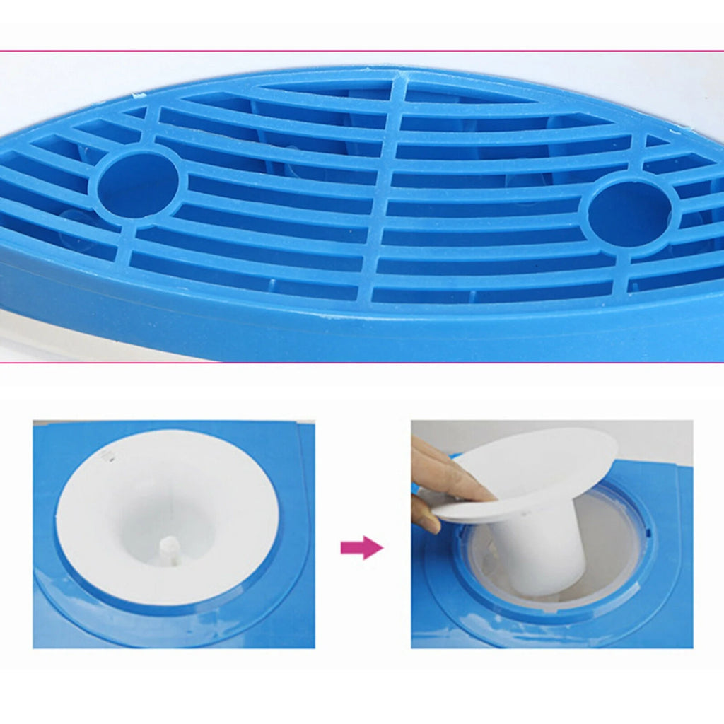 Top Loading Hot & Cold Water Cooler Dispenser White & Blue P4100