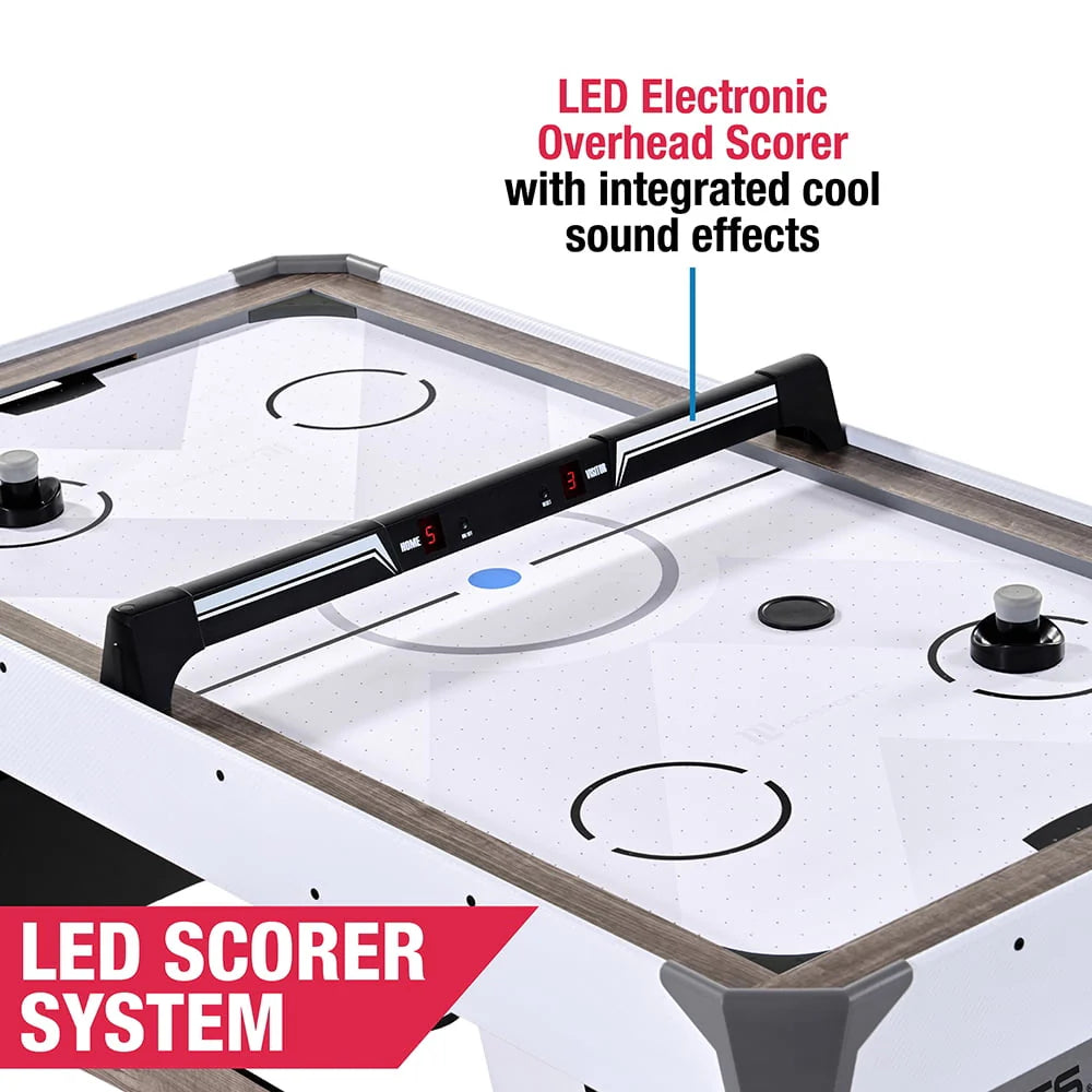 5 ft. Air Powered Hockey Table with Overhead Electronic Scorer K737460