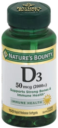 Vitamin D3 2000 IU Softgels Pack of 3 X21311