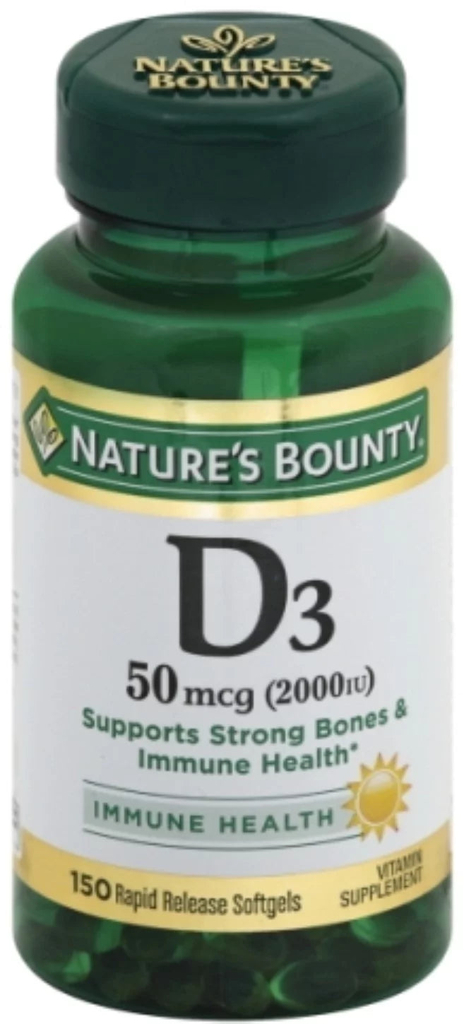 Vitamin D3 2000 IU Softgels Pack of 3 X21311