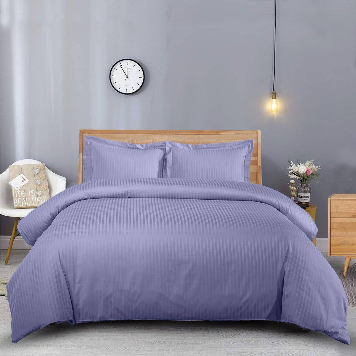 Striped 600TC Duvet Cover Set King/Calking M527488