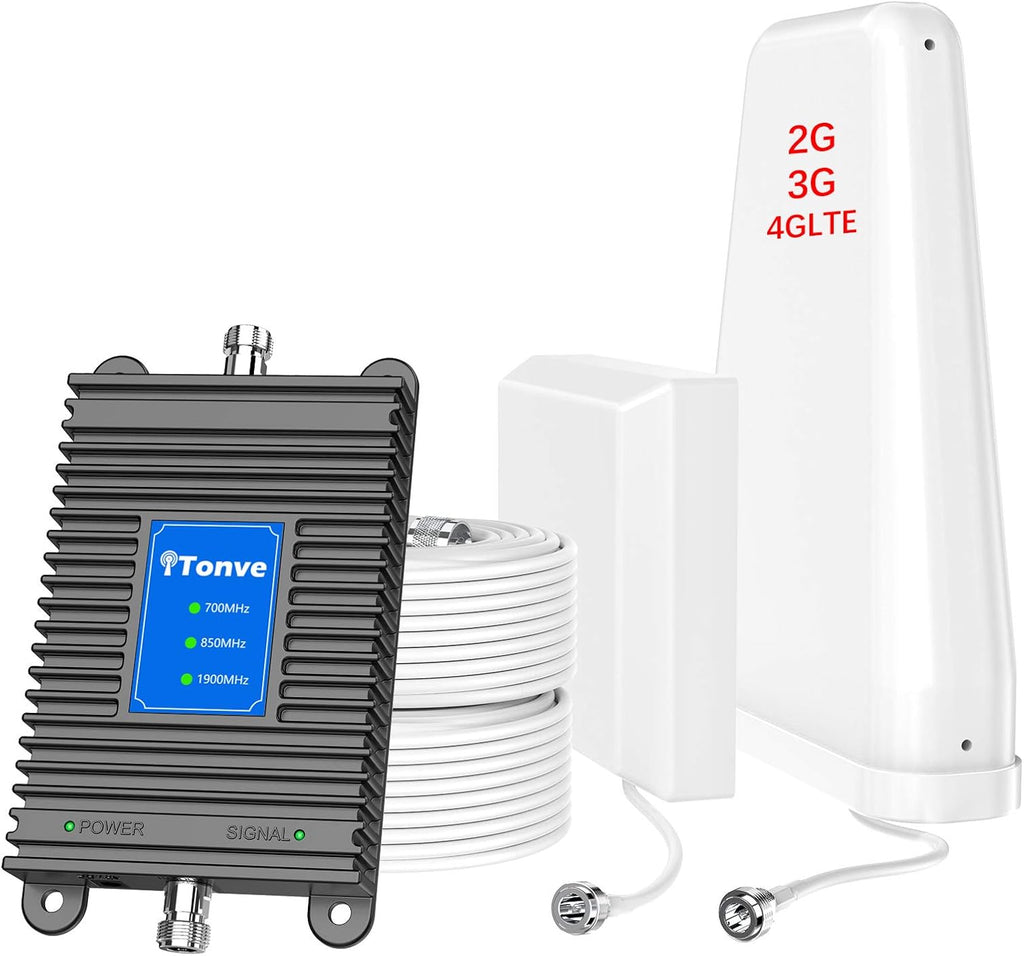Cell Phone Signal Booster 2G 3G 4G 5G 700/850/1900Mhz Repeater Amplifier S149914