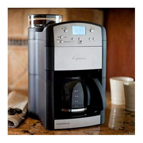 Black Coffee Maker with Conical Burr Grinder S362311