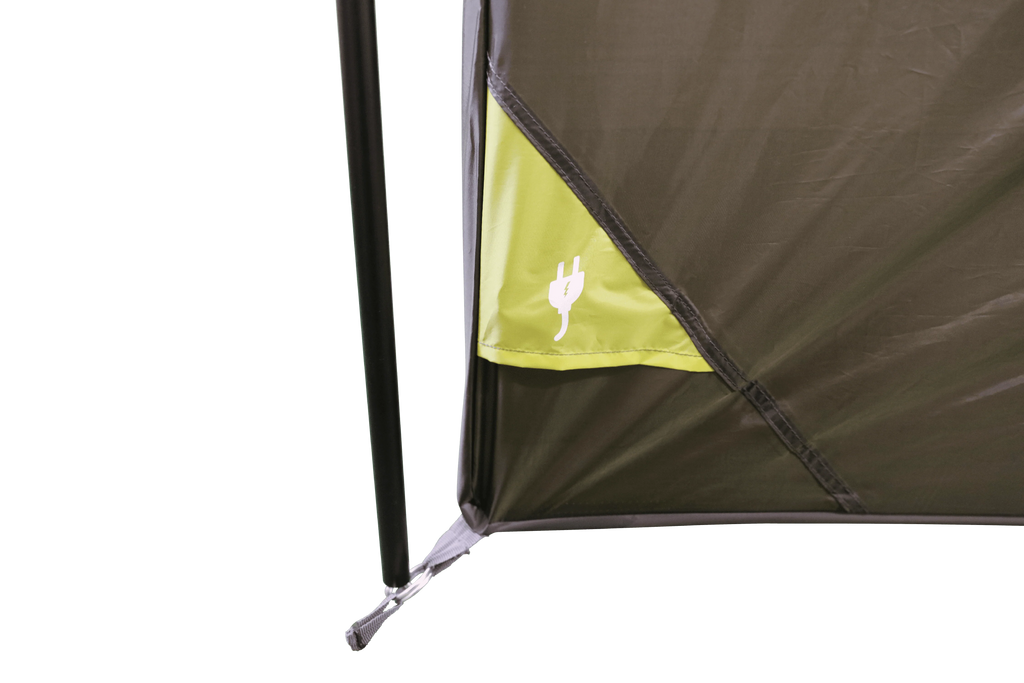 12 Person 3-Room Cabin Tent Green E577327