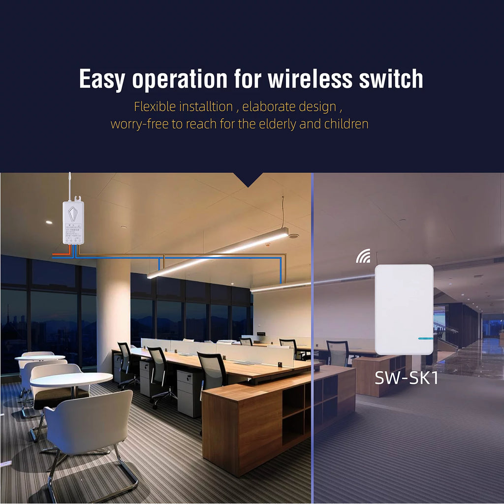 WiFi Mini Size Wireless 1-gang Switch H7554