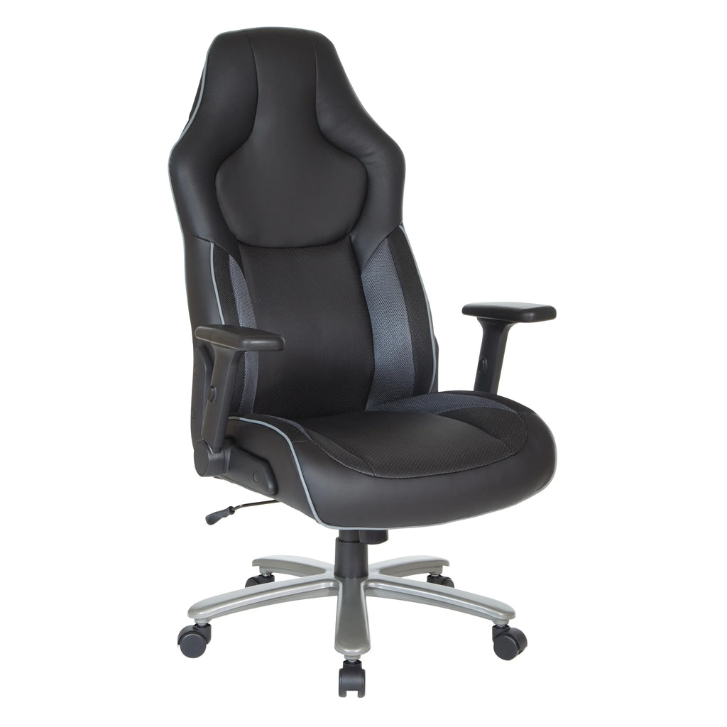 Gray Mesh Gaming Chair O62453