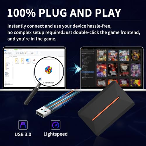 500G Hard Drive Retro Gaming Console with 3762 Games M888