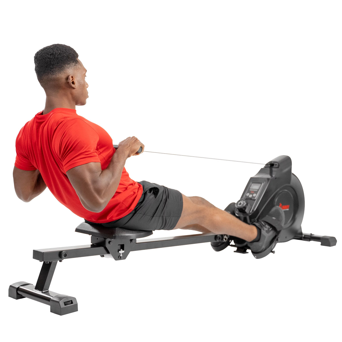 Smart Magnetic Rowing Machine with Extended Slide Rail T24174