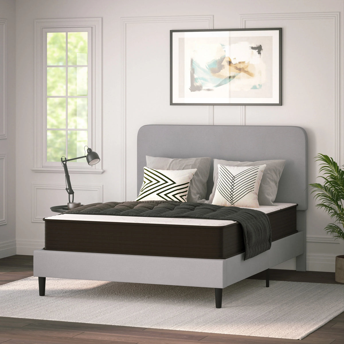 Queen Foam and Pocket Spring Hybrid Mattress F9480