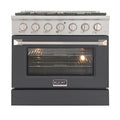 36 Propane Gas Dual Fuel Range with 4 Burners V156