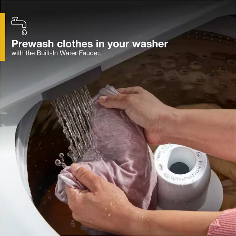4.5 cu. ft. Top Load Agitator Washer with Built-in Faucet N902270