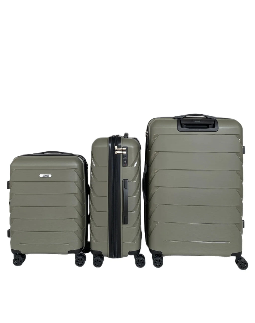 Sage 3 Piece Expandable Hard shell Luggage Set R79588