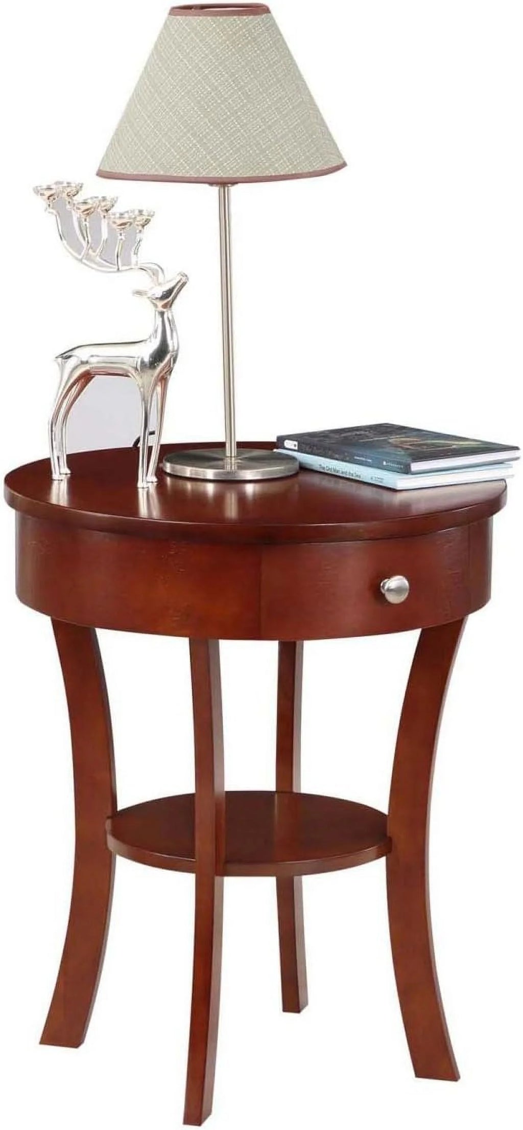 1-Drawer End Table with Shelf V658