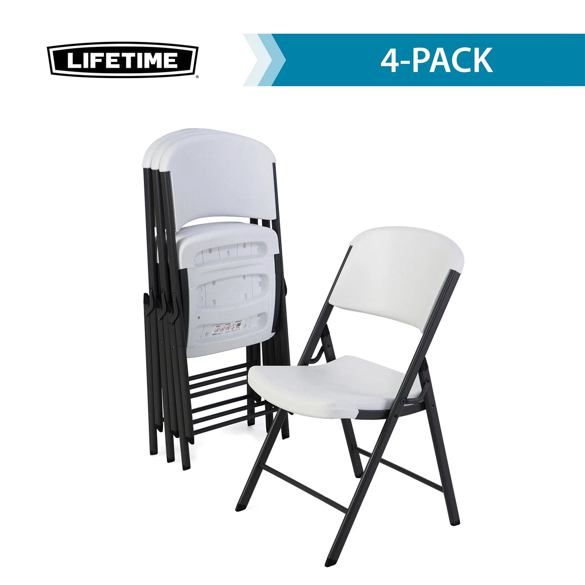 Almond Folding Chair 4 Pack I6598