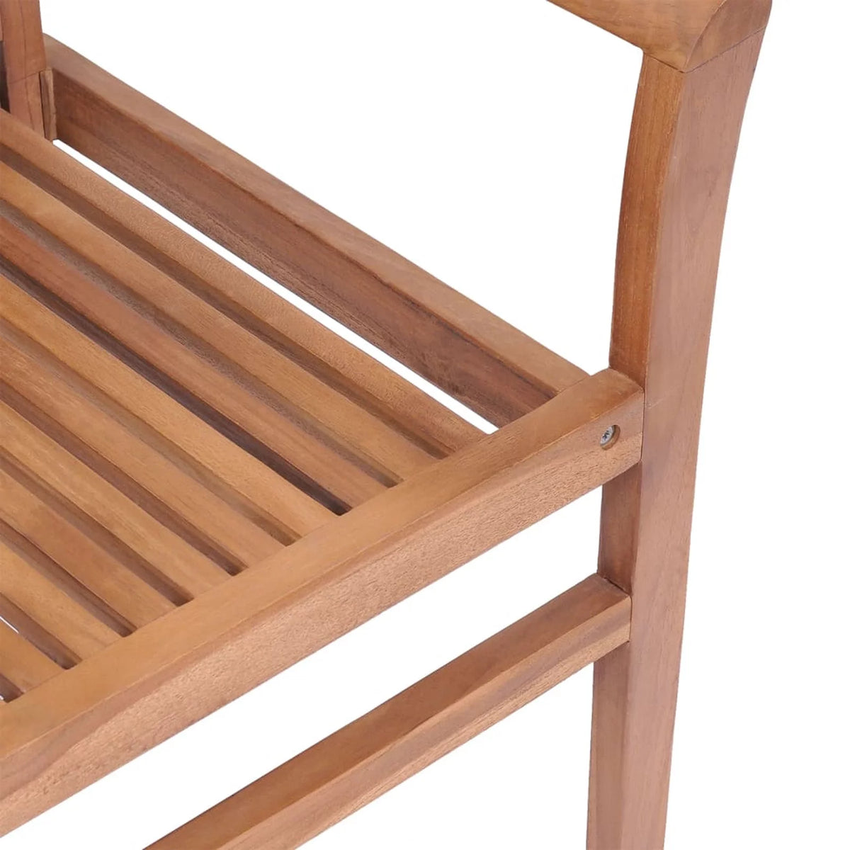 8 pcs Solid Teak Wood Stacking Dining Chairs E852074