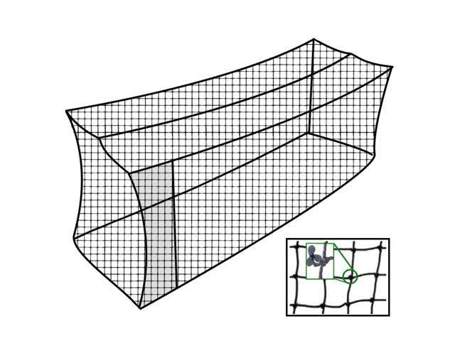 55x12x12 Twisted Poly Batting Cage Net S913