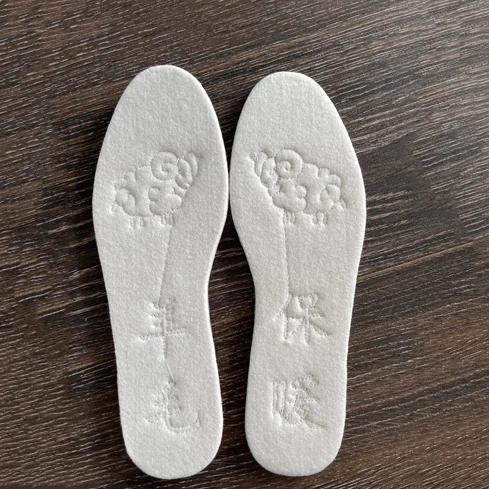 Wool Cotton Warm Insoles I294