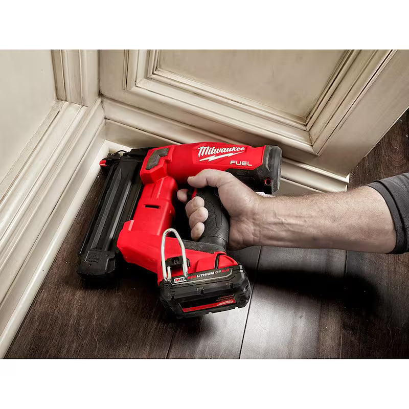 18-Volt 18-Gauge Cordless Brad Nailer Kit with Battery, Charger and Bag U7749