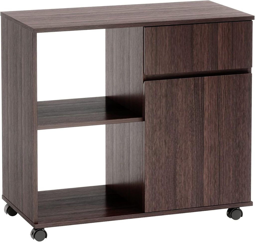 Wood File Cabinet with Storage Shelves G2431