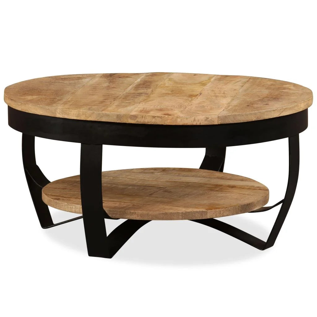 Solid Rough Mango Wood Coffee Table V353092