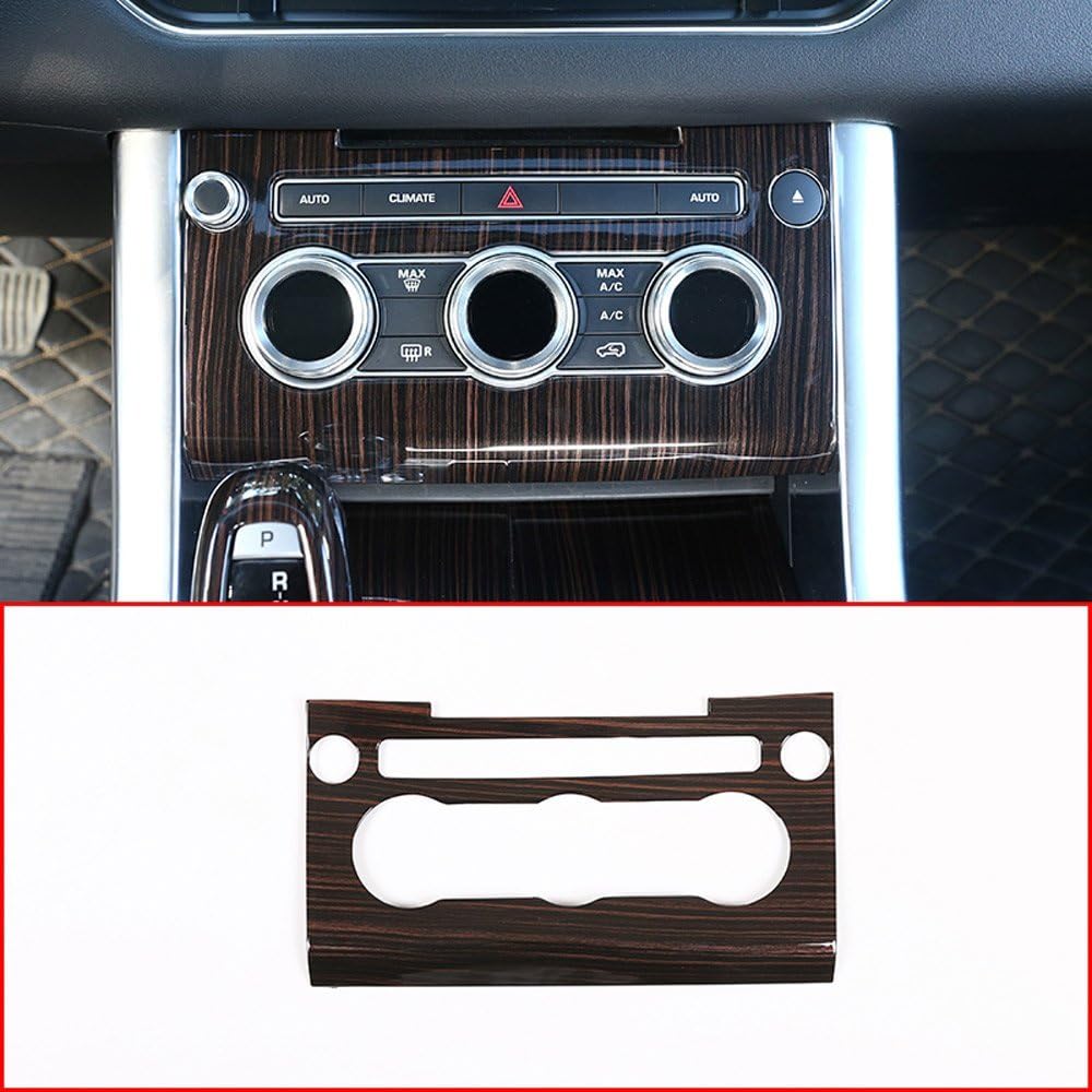 ABS Plastic Central Console A/C Volume Control Panel Cover Trim Pack of 2 I855