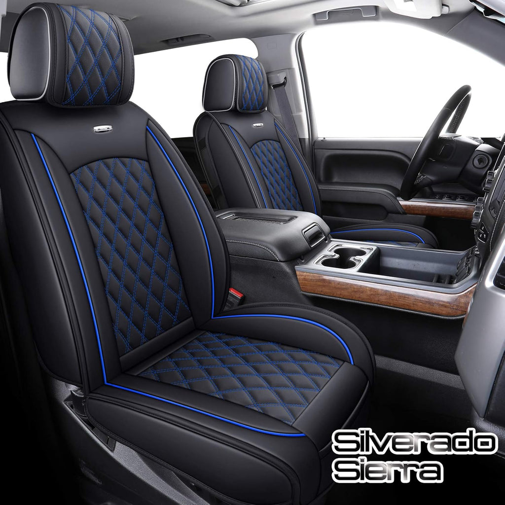 Black 2 Pc Front Seat Covers M522055