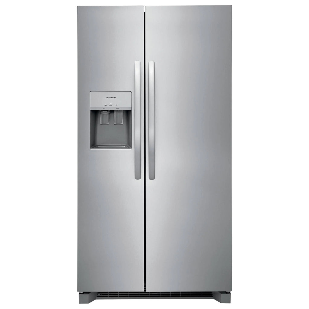 36 IN 25.6 CU FT Stainless Steel Side-by-Side Refrigerator with Water and Ice Dispenser Y73485