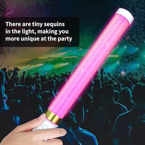 LED Glow Sticks 2 Pack 15 Colors Light Up Toys with AAA Battery L537658