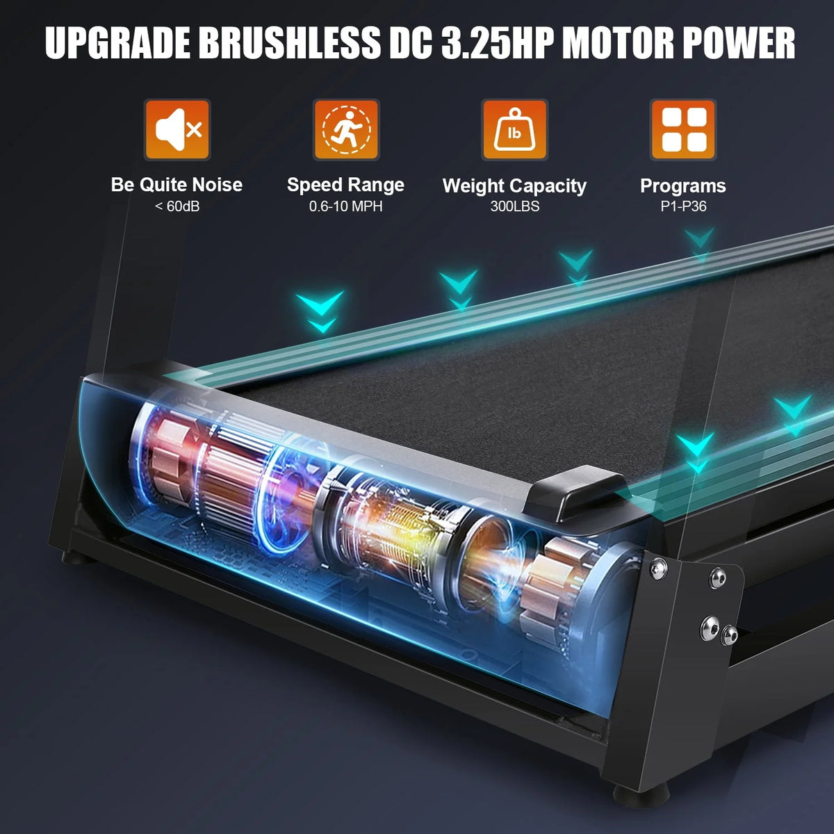 3.25 HP Incline Folding Treadmill R187663