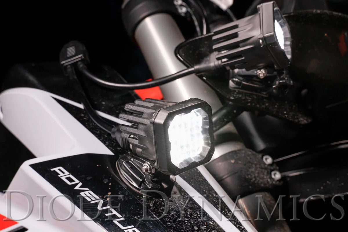 White LED Light Pods Pair L453