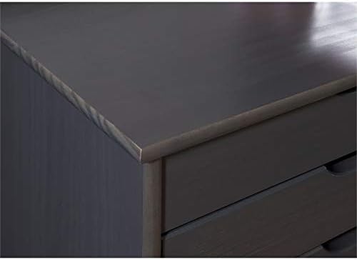 Gray Eight Drawer Wood Rolling Storage Cart R750852