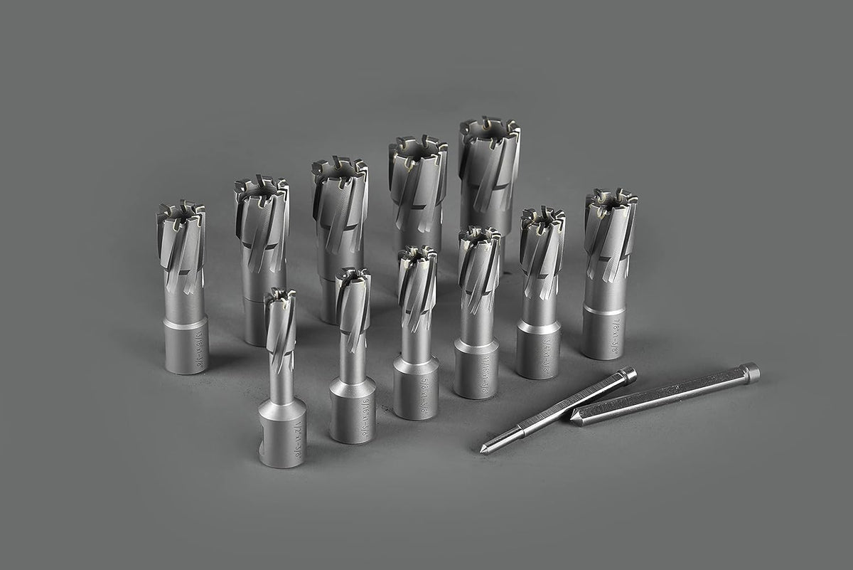 Carbide TCT 13 pcs Annular Cutter Set 3/4 Inch Weldon Shank Z4152