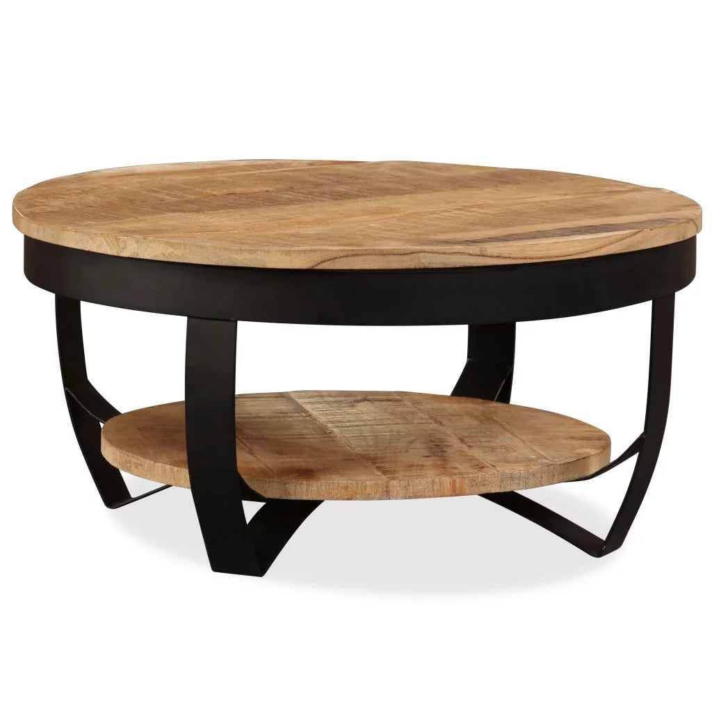 Solid Rough Mango Wood Coffee Table V353092