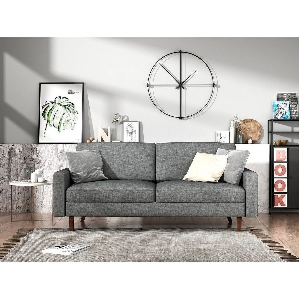 Beige Mid-century Modern Sofa B8501