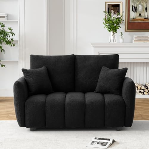 Beige White Boucle Sofa Couch G4014