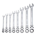 8-Piece SAE Ratcheting Combination Wrench C241953