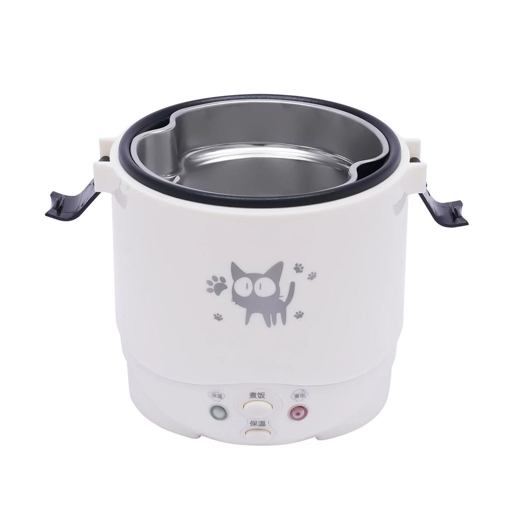 White 12V Mini Rice Cooker Z809553