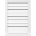 PVC Vertical Surface Mount Gable Vent E392089