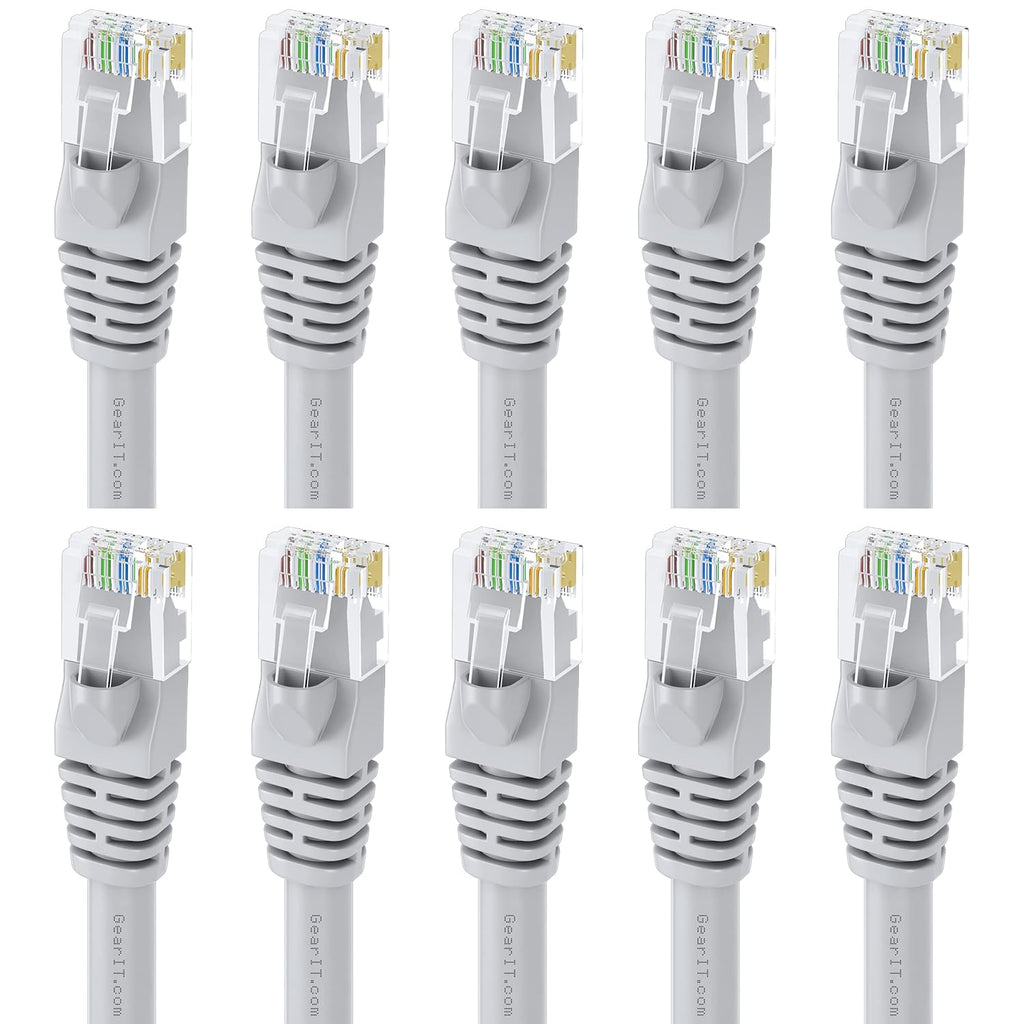 Cat 6 Ethernet Cable 6 ft 10-Pack Black U778