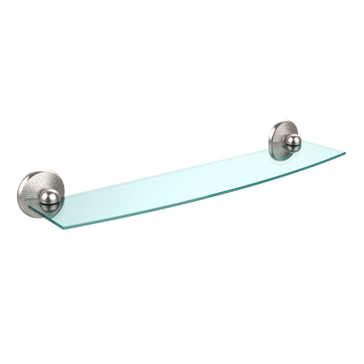 24 inch Glass Shelf Matte Black D804
