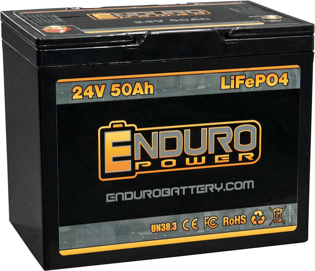 24V 50Ah LiFePO4 Lithium Deep Cycle Battery J25386