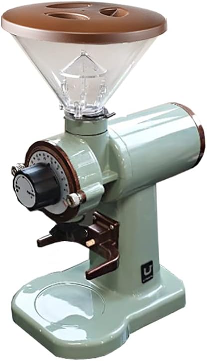 Electric Coffee Grinder 60mm Titanium Burr 20 Steps Beige M958