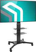 Mobile TV Stand with Wheels for 32” – 55” Flat Screen TVs U763