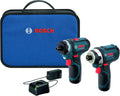12V Max 2-Tool Combo Kit with 2 Batteries, Charger and Case E308