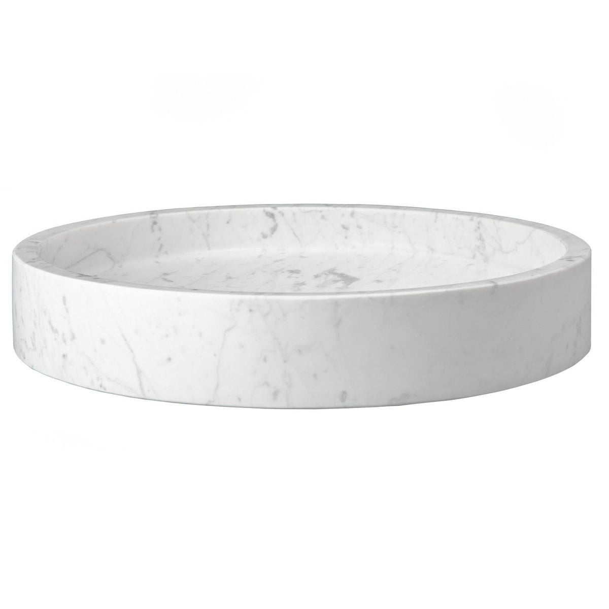 Round Carrara Marble Sink G105716