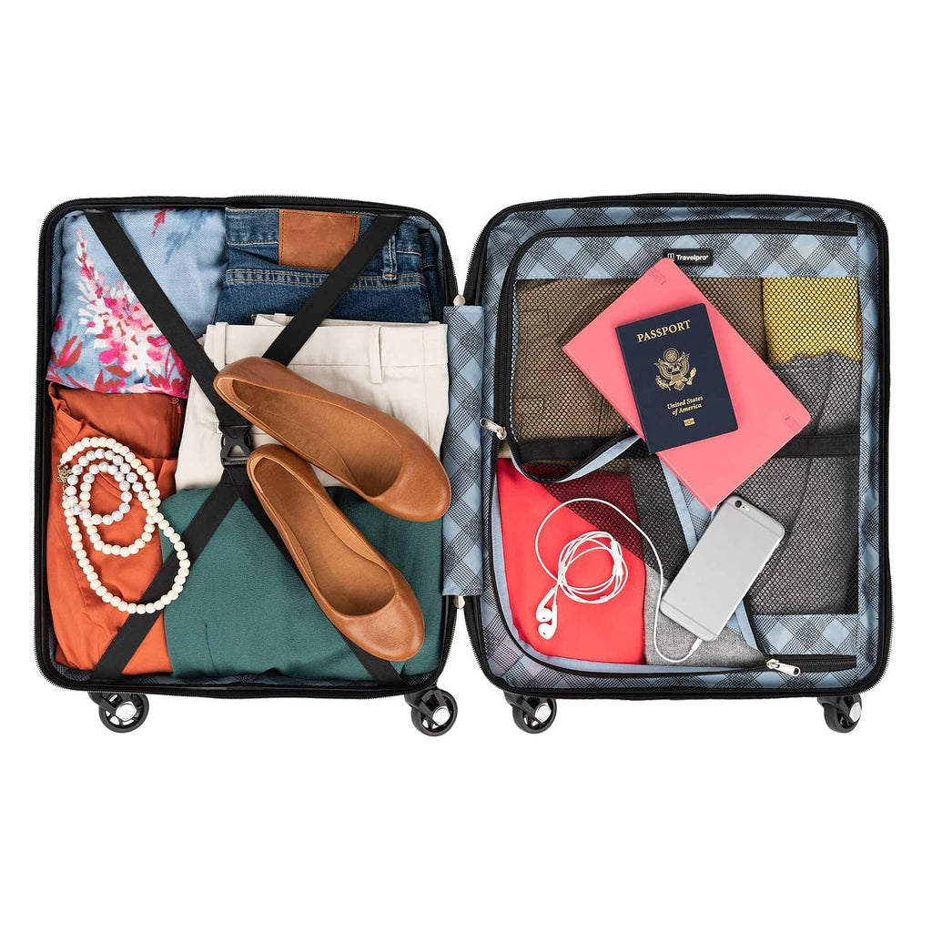 Black Hardside Carry-On Spinner Y7709