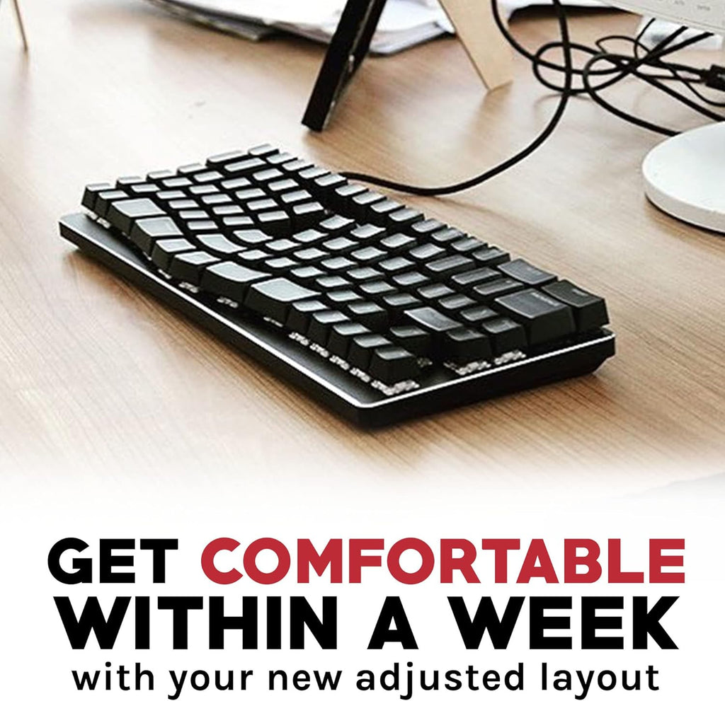 Black Ergonomic Mechanical Keyboard Y71445